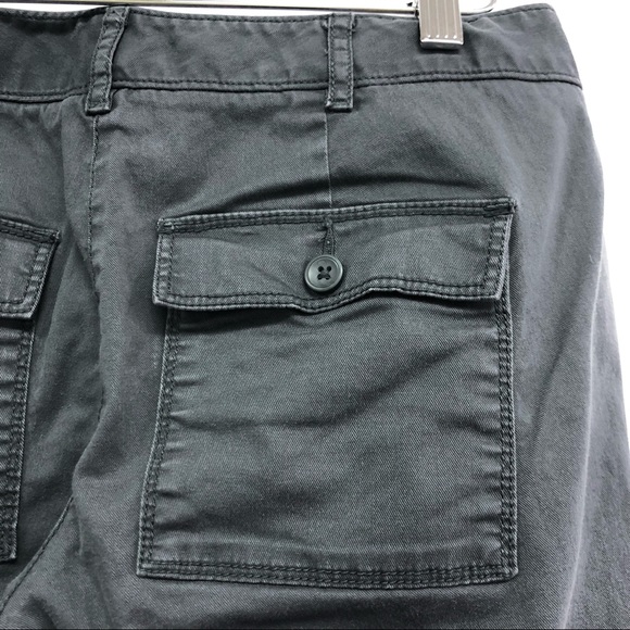 LOFT Relaxed Skinny Cropped Twill Pants - Picture 4 of 7